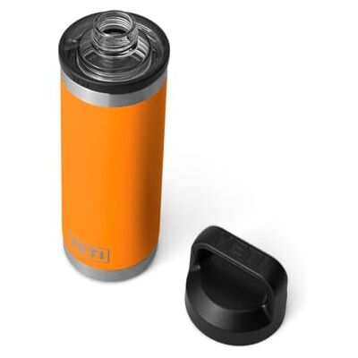 YETI Rambler Bottle Chug 532 ml roestvrijstalen thermosfles met Chug dop, King Crabe Bouteille d'eau isotherme en acier inoxydable pour boissons chaudes ou froides, bouchon Chug 100 % étanche YETI Rambler Bottle Chug 532 ml roestvrijstalen thermosfles met Chug dop, King Crabe Bouteille d'eau isotherme en acier inoxydable pour boissons chaudes ou froides, bouchon Chug 100 % étanche