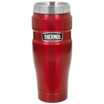 Thermos 4002.248.047 stainless king thermobeker, 0,47 l, roestvrij staal, framboos, 8,4 x 8,4 x 19,8 cm Thermos 4002.248.047 stainless king thermobeker, 0,47 l, roestvrij staal, framboos, 8,4 x 8,4 x 19,8 cm
