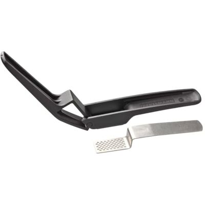 Fackelmann 45594, knoflookpers, robuust, roestvrij staal, glasvezel, zwart, 17,5 x 6 x 3 cm Fackelmann 45594, knoflookpers, robuust, roestvrij staal, glasvezel, zwart, 17,5 x 6 x 3 cm