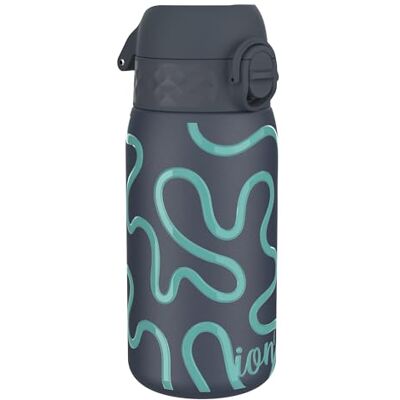 Ion8 Thermosfles voor kinderen, roestvrij staal, 320 ml, lekvrij, gemakkelijk te openen, veilige vergrendeling, vaatwasmachinebestendig, draaggreep, duurzaam, roestvrij staal, golflijn Ion8 Thermosfles voor kinderen, roestvrij staal, 320 ml, lekvrij, gemakkelijk te openen, veilige vergrendeling, vaatwasmachinebestendig, draaggreep, duurzaam, roestvrij staal, golflijn