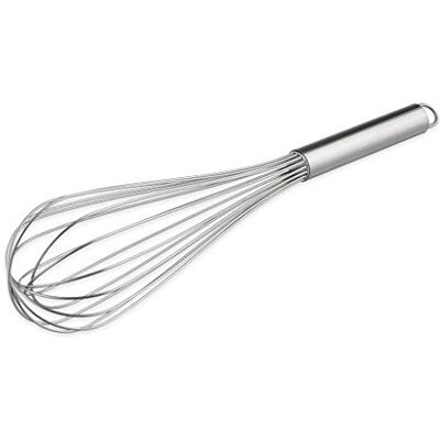 Thermohauser Garde (roestvrij staal), 40 cm lang, met roestvrijstalen handgreep en haak, met 16 lussen Thermohauser Garde (roestvrij staal), 40 cm lang, met roestvrijstalen handgreep en haak, met 16 lussen