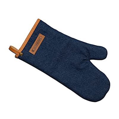 Le Creuset Ovenhandschoen, 100% katoen, 31,75 cm, denim nachtblauw, 45100327760800 Le Creuset Ovenhandschoen, 100% katoen, 31,75 cm, denim nachtblauw, 45100327760800