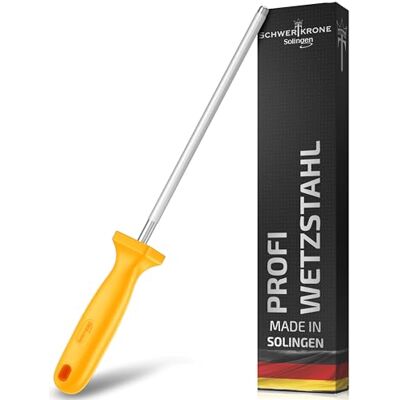 Schwertkrone ® Messenslijper, Made in Solingen, Duitsland, messenslijper, messenslijper, premium kwaliteit voor professionals (chroom-vanadium), 34 cm Schwertkrone ® Messenslijper, Made in Solingen, Duitsland, messenslijper, messenslijper, premium kwaliteit voor professionals (chroom-vanadium), 34 cm
