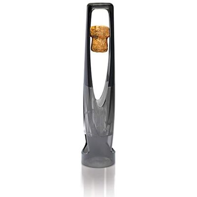 Le Creuset Pop Bubbels, kurkentrekker met champagne, SW-105S, flint, rook, 59139012607064 Le Creuset Pop Bubbels, kurkentrekker met champagne, SW-105S, flint, rook, 59139012607064