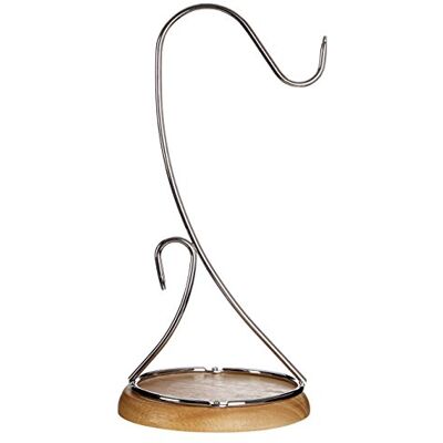 Premier Housewares Bananenstandaard, bananenstandaard, chroom, zilverkleurig Premier Housewares Bananenstandaard, bananenstandaard, chroom, zilverkleurig