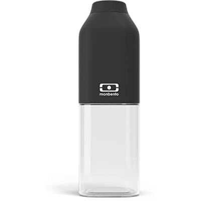 monbento Waterfles MB Positive M Onyx 500ml Compacte Lekvrije fles voor Wolwassenen en Kinderen Ideaal voor Kantoor, Sport of Picknick Vrij van BPA Nul Afval Zwart monbento Waterfles MB Positive M Onyx 500ml Compacte Lekvrije fles voor Wolwassenen en Kinderen Ideaal voor Kantoor, Sport of Picknick Vrij van BPA Nul Afval Zwart