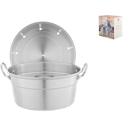 Home Cm 24 Aluminium Gasoven met Deksel Keukenpot Home Cm 24 Aluminium Gasoven met Deksel Keukenpot