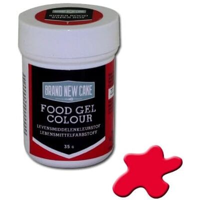 Brand New Cake BrandNewCake® Levensmiddelenkleurgel, intens rood, 35 g, eetbare kleurstof voor gebak en decoratie Brand New Cake BrandNewCake® Levensmiddelenkleurgel, intens rood, 35 g, eetbare kleurstof voor gebak en decoratie