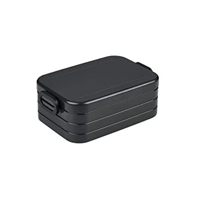 Mepal Take a Break Midi Broodtrommel Lunchbox voor onderweg Voor 2 boterhammen of 4 sneetjes brood Vaatwasmachinebestendig 900 ml Nordic Black Mepal Take a Break Midi Broodtrommel Lunchbox voor onderweg Voor 2 boterhammen of 4 sneetjes brood Vaatwasmachinebestendig 900 ml Nordic Black