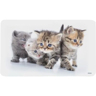 Kesper 31220 Snijplank met kattenmotief, melamine, meerkleurig, 23,5 x 14,5 cm Kesper 31220 Snijplank met kattenmotief, melamine, meerkleurig, 23,5 x 14,5 cm