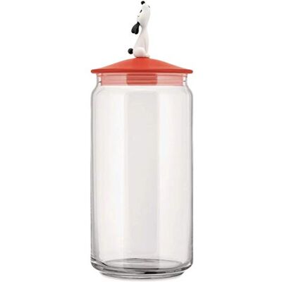 Alessi Lula' Jar, Barattoli Cani Ro, thermoplastisch hars, glas, meerkleurig, Eén maat Alessi Lula' Jar, Barattoli Cani Ro, thermoplastisch hars, glas, meerkleurig, Eén maat