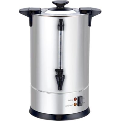 Louis Tellier Professionele koffiepercolator Capaciteit 6,3 L 50 kopjes Roestvrij staal Filter van roestvrij staal Druppelvrije kraan Louis Tellier Professionele koffiepercolator Capaciteit 6,3 L 50 kopjes Roestvrij staal Filter van roestvrij staal Druppelvrije kraan