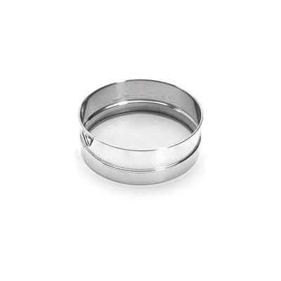 DE BUYER 4604.16 – roestvrijstalen zeef Ø 16 cm – maaswijdte 0,8 mm Onmisbaar gebruiksvoorwerp van professionele kwaliteit, van robuust en duurzaam roestvrij staal DE BUYER 4604.16 – roestvrijstalen zeef Ø 16 cm – maaswijdte 0,8 mm Onmisbaar gebruiksvoorwerp van professionele kwaliteit, van robuust en duurzaam roestvrij staal