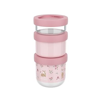 Mepal Stapelbare snackboxen Mio Little Dutch 3 stuks Stapel zoveel als je wilt Magnetron- en diepvriesbestendig Waterdicht 100 + 175 + 275 ml Fairy Garden Mepal Stapelbare snackboxen Mio Little Dutch 3 stuks Stapel zoveel als je wilt Magnetron- en diepvriesbestendig Waterdicht 100 + 175 + 275 ml Fairy Garden