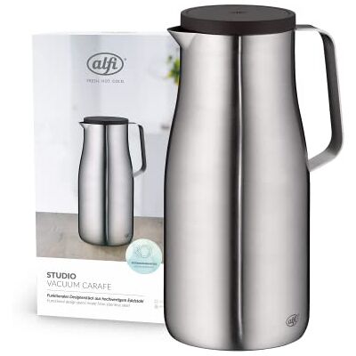ALFI STUDIO TT Dubbelwandige roestvrijstalen thermosfles, houdt 12 uur warm, 24 uur koud, schroefdeksel, grote opening, vaatwasmachinebestendig, zonder ALFI STUDIO TT Dubbelwandige roestvrijstalen thermosfles, houdt 12 uur warm, 24 uur koud, schroefdeksel, grote opening, vaatwasmachinebestendig, zonder