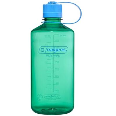 Nalgene Waterfles, lichte drinkfles van Tritan, BPA-vrij, onbreekbaar, voor wandelen, sportschool, 946 ml, smalle opening, pastelgroen Nalgene Waterfles, lichte drinkfles van Tritan, BPA-vrij, onbreekbaar, voor wandelen, sportschool, 946 ml, smalle opening, pastelgroen