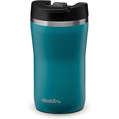 Stanley Aladdin Barista Café Thermavac Leak-Lock Stainless Steel Travel Mug 0,25L Aqua Blue – Lekvrij Dubbelwandige Vacuüm Geïsoleerde Beker Inhoud blijft 2,5 Uur Warm- BPA-Vrij Vaatwasserbestendig Stanley Aladdin Barista Café Thermavac Leak-Lock Stainless Steel Travel Mug 0,25L Aqua Blue – Lekvrij Dubbelwandige Vacuüm Geïsoleerde Beker Inhoud blijft 2,5 Uur Warm- BPA-Vrij Vaatwasserbestendig