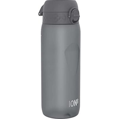Ion8 Drinkfles, 750 ml, lekvrij, sport, gemakkelijk te openen, veilige vergrendeling, vaatwasserbestendig, draaggreep, klapdeksel, BPA-vrij, profielhandvat, grijs Ion8 Drinkfles, 750 ml, lekvrij, sport, gemakkelijk te openen, veilige vergrendeling, vaatwasserbestendig, draaggreep, klapdeksel, BPA-vrij, profielhandvat, grijs
