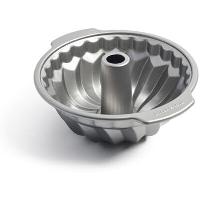 KitchenAid Bakeware Acier Aluminisé PFAS-Free Nonstick 24 cm Bundt Moule à Gâteau, Va au Four, Va au Lave-vaisselle, Gris KitchenAid Bakeware Acier Aluminisé PFAS-Free Nonstick 24 cm Bundt Moule à Gâteau, Va au Four, Va au Lave-vaisselle, Gris