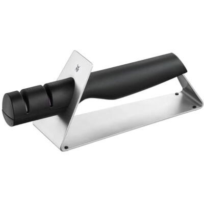 WMF Gourmet Keramische messenslijper, 2 niveaus, voorslijpen en slijpen, veilig in gebruik WMF Gourmet Keramische messenslijper, 2 niveaus, voorslijpen en slijpen, veilig in gebruik