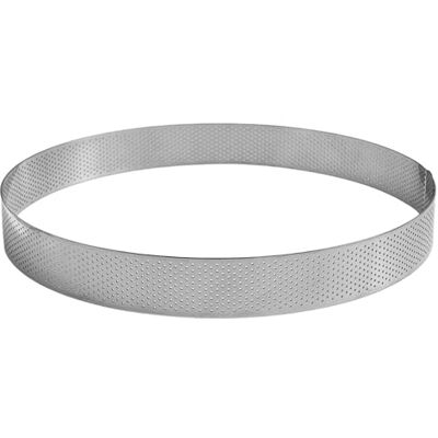 Gobel Geperforeerde taartcirkel geperforeerde bakcirkel roestvrij staal Ø 30 cm hoogte 3,5 cm professionele kwaliteit gemaakt in Frankrijk, zilver Gobel Geperforeerde taartcirkel geperforeerde bakcirkel roestvrij staal Ø 30 cm hoogte 3,5 cm professionele kwaliteit gemaakt in Frankrijk, zilver