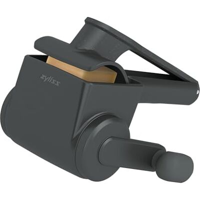 Zyliss Professionele roterende kaasrasp met handvat, kaasrasp, knoflook, parmezaanse kaas, gember, groente, wortel, chocolade, links- of rechtshandigen, roestvrij staal/kunststof Zyliss Professionele roterende kaasrasp met handvat, kaasrasp, knoflook, parmezaanse kaas, gember, groente, wortel, chocolade, links- of rechtshandigen, roestvrij staal/kunststof