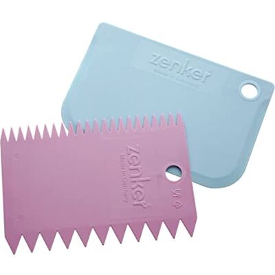 Zenker 43918 bakhoorns van kunststof, willekeurige motief, 2 stuks Zenker 43918 bakhoorns van kunststof, willekeurige motief, 2 stuks