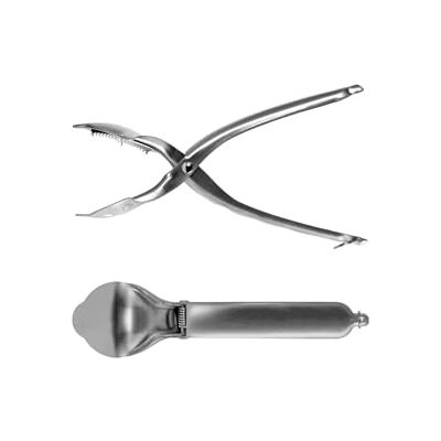 Westmark Kastanietta kastanietta bruine snijder, gekartelde messen 20 cm Voor het veilig snijden van kastanjes, roestvrij staal, zilver, 40422260 Westmark Kastanietta kastanietta bruine snijder, gekartelde messen 20 cm Voor het veilig snijden van kastanjes, roestvrij staal, zilver, 40422260
