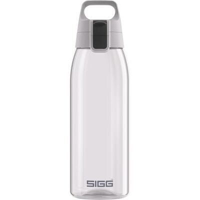 Sigg Total Herbruikbare drinkfles (1 liter), waterdichte en gifvrije drinkfles, lichte en zeer robuuste drinkfles van Tritan Sigg Total Herbruikbare drinkfles (1 liter), waterdichte en gifvrije drinkfles, lichte en zeer robuuste drinkfles van Tritan