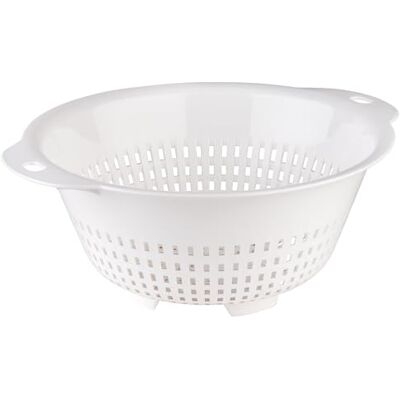 APS 786 Keukenzeef met ergonomische handgrepen, wit, Ø 27,5 cm, hoogte 12 cm APS 786 Keukenzeef met ergonomische handgrepen, wit, Ø 27,5 cm, hoogte 12 cm