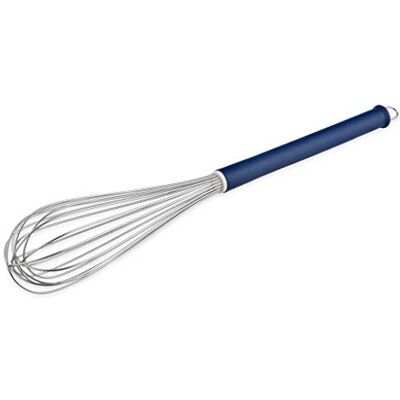 Thermohauser Garde (roestvrij staal), 50 cm lang, blauwe kunststof steel en ophanghaak, met 16 lussen Thermohauser Garde (roestvrij staal), 50 cm lang, blauwe kunststof steel en ophanghaak, met 16 lussen