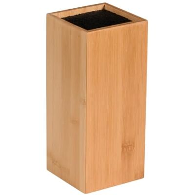 Kesper Juypal_580222 messenhouder van hout, 10 x 10 x 23 cm, beige Kesper Juypal_580222 messenhouder van hout, 10 x 10 x 23 cm, beige