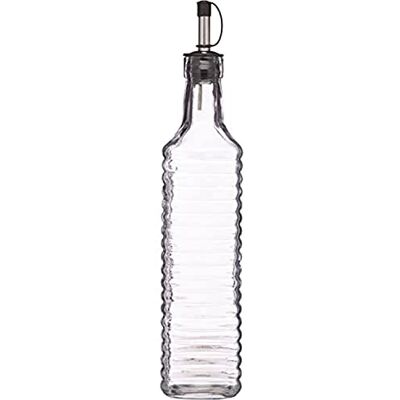 KitchenCraft Kitchen Craft World of Flavours geribbeld, helder glas, glas, helder, 550 ml KitchenCraft Kitchen Craft World of Flavours geribbeld, helder glas, glas, helder, 550 ml