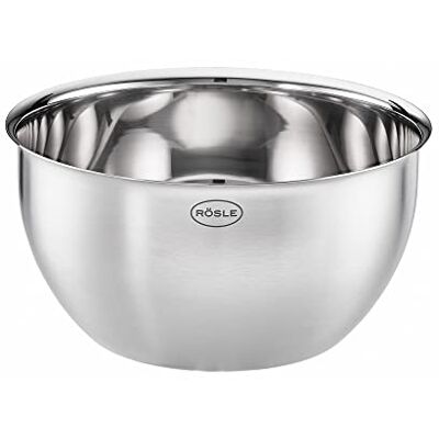 RÖSLE Basic Line Mengkom van roestvrij staal, 16 cm diameter, 8,9 cm hoog RÖSLE Basic Line Mengkom van roestvrij staal, 16 cm diameter, 8,9 cm hoog