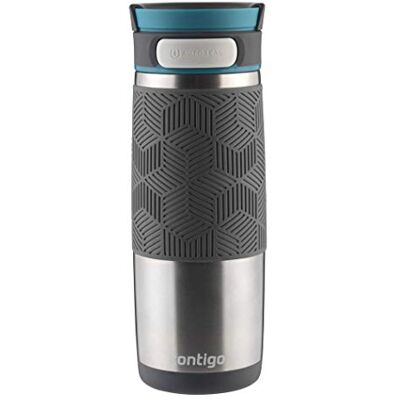 Contigo Transit thermosbeker, roestvrijstalen beker-to-go, isoleerfles, lekvrij, koffiebeker-to-go, vaatwasserbestendig, beker-to-go, houdt tot 5 uur heet, 470 ml Contigo Transit thermosbeker, roestvrijstalen beker-to-go, isoleerfles, lekvrij, koffiebeker-to-go, vaatwasserbestendig, beker-to-go, houdt tot 5 uur heet, 470 ml