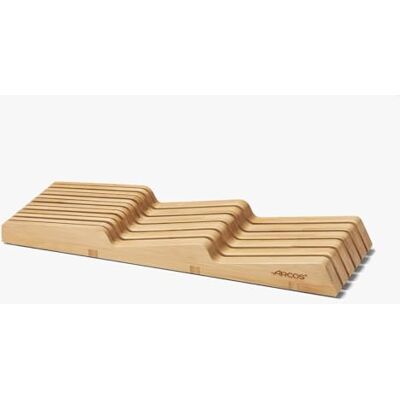 Arcos Blokken – universele lade voor messen tot 25 cm – van bamboe, 39 x 432 x 139 mm, kleur: bruin Arcos Blokken – universele lade voor messen tot 25 cm – van bamboe, 39 x 432 x 139 mm, kleur: bruin