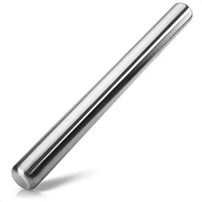 com-four ® Premium deegroller van staal Geschikt voor de vaatwasmachine com-four ® Premium deegroller van staal Geschikt voor de vaatwasmachine