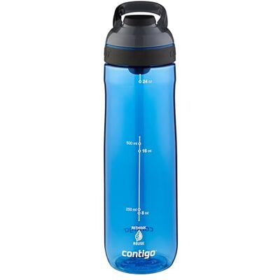 Contigo Cortland Autoseal Grote drinkfles, 720 ml, BPA-vrij, sportfles, waterdichte fles, ideaal voor school, fitnessstudio, fiets, hardlopen, wandelen Contigo Cortland Autoseal Grote drinkfles, 720 ml, BPA-vrij, sportfles, waterdichte fles, ideaal voor school, fitnessstudio, fiets, hardlopen, wandelen