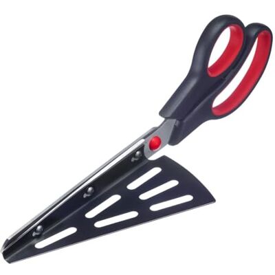 Westmark Antonio Pizzaschaar, pizzasnijder en pizzaschep, cool keukengadget, ideaal voor pizza of geflambeerde taarten, BPA-vrij, roestvrij staal, PP, TPR Westmark Antonio Pizzaschaar, pizzasnijder en pizzaschep, cool keukengadget, ideaal voor pizza of geflambeerde taarten, BPA-vrij, roestvrij staal, PP, TPR