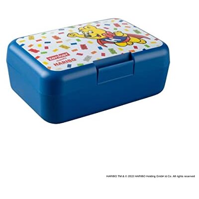 Zenker Meets Haribo lunchbox voor kinderen, lunchbox voor school, kleuterschool of als ontbijtdoos, Haribo broodtrommel Zenker Meets Haribo lunchbox voor kinderen, lunchbox voor school, kleuterschool of als ontbijtdoos, Haribo broodtrommel