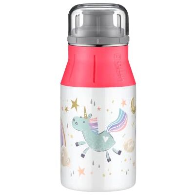 ALFI Kids Bottle Drinkfles voor kinderen, roestvrij staal, 400 ml, met schroefsluiting, licht en robuust, voor koolzuurhoudende dranken, zonder vingerafdrukken, BPA-vrij ALFI Kids Bottle Drinkfles voor kinderen, roestvrij staal, 400 ml, met schroefsluiting, licht en robuust, voor koolzuurhoudende dranken, zonder vingerafdrukken, BPA-vrij