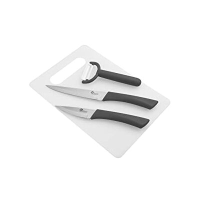 Pradel Excellence , Pust001017, slim, bestekset snijplank + 2 messen + dunschiller kleur doos Pradel Excellence , Pust001017, slim, bestekset snijplank + 2 messen + dunschiller kleur doos