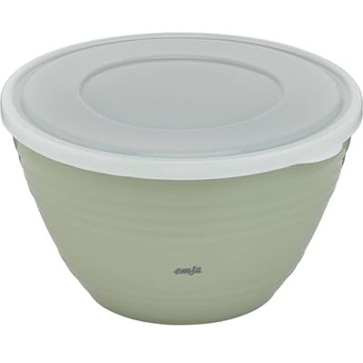 Emsa Prep&Bake K32527 mengkom van kunststof, 2,75 liter met bewaardeksel voor opslag in de koelkast, antislip bodem, perfecte stabiliteit bij het mengen, vaatwasmachinebestendig Emsa Prep&Bake K32527 mengkom van kunststof, 2,75 liter met bewaardeksel voor opslag in de koelkast, antislip bodem, perfecte stabiliteit bij het mengen, vaatwasmachinebestendig