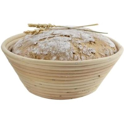 Orion Masterproofing broodmand, rond, 20 cm 20 cm, ratan Orion Masterproofing broodmand, rond, 20 cm 20 cm, ratan