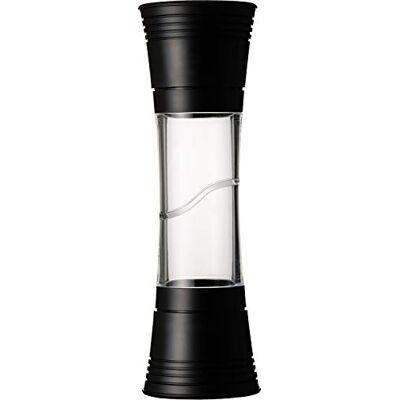 Kyocera dubbele molen CM-25D-BK met 2 keramische molen, verstelbaar, grof tot fijn, acrylcontainer Kyocera dubbele molen CM-25D-BK met 2 keramische molen, verstelbaar, grof tot fijn, acrylcontainer
