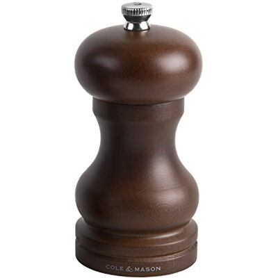 Cole & Mason Forest Capstan Zoutmolen, zoutmolen, donker, verstelbare keramische molen, gebeitst beukenhout, 120 mm, incl. 1 x molen, HB0445PHO Cole & Mason Forest Capstan Zoutmolen, zoutmolen, donker, verstelbare keramische molen, gebeitst beukenhout, 120 mm, incl. 1 x molen, HB0445PHO