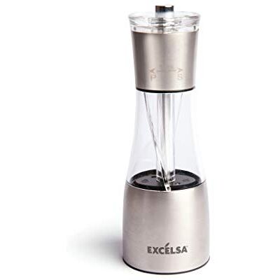 Excelsa Soul Kitchen Peper & Zout Set Duo Zilver Excelsa Soul Kitchen Peper & Zout Set Duo Zilver