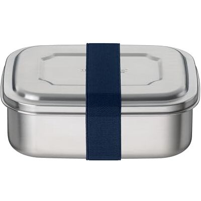 Thermos TC Sandwich Box, roestvrijstalen broodtrommel met textielband, voor universiteit, school en kantoor, vaatwasmachinebestendig, BPA-vrij, saffierblauw Thermos TC Sandwich Box, roestvrijstalen broodtrommel met textielband, voor universiteit, school en kantoor, vaatwasmachinebestendig, BPA-vrij, saffierblauw
