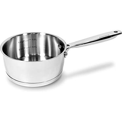 Moneta Accordo steelpan, 1 handvat van roestvrij staal, 16 cm Moneta Accordo steelpan, 1 handvat van roestvrij staal, 16 cm