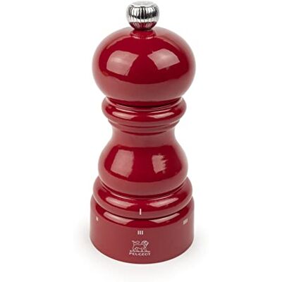 Peugeot Paris u'Select zoutmolen 12 cm 6 maalinstellingen Innovatie zout ijs, zirkoniummechanisme Van hout met PEFC-label Gemaakt in Frankrijk Kleur: Passierood gelakt Peugeot Paris u'Select zoutmolen 12 cm 6 maalinstellingen Innovatie zout ijs, zirkoniummechanisme Van hout met PEFC-label Gemaakt in Frankrijk Kleur: Passierood gelakt